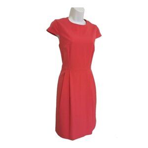 Marc New York peach coral  Sheath dress cap sleeve Size s